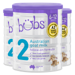 【澳洲直邮】贝儿BUBS婴儿羊奶粉2段原装原罐婴幼儿宝宝配方奶粉3罐